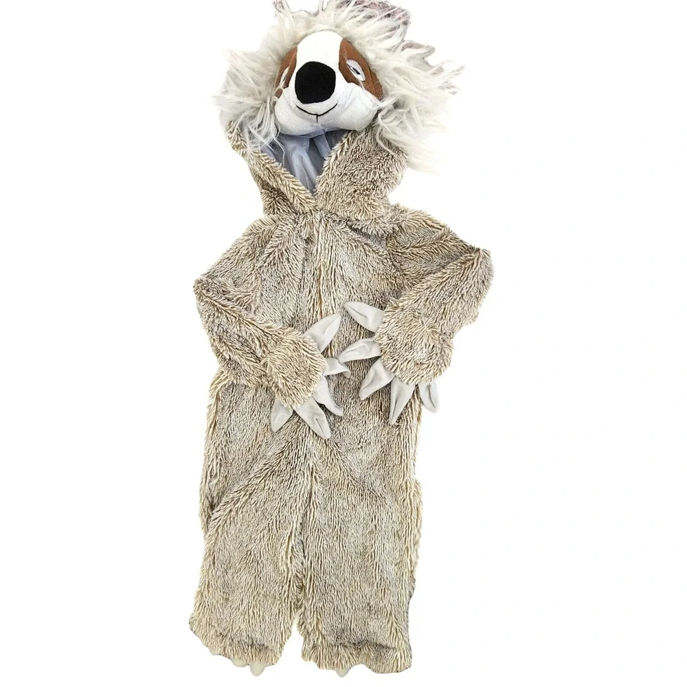 Princess Paradise Sloth Costume Baby 6–12 Months Gray Furry One Piece
